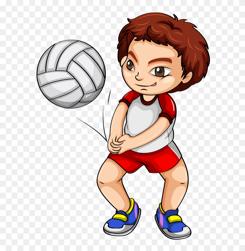 617x800 Iandeks Fotki Children Volleyball Players - Volleyball Player Clipart