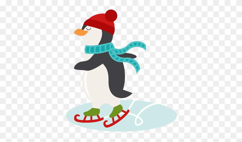 432x432 Ice Clipart Penguin - Ice Skating Clipart