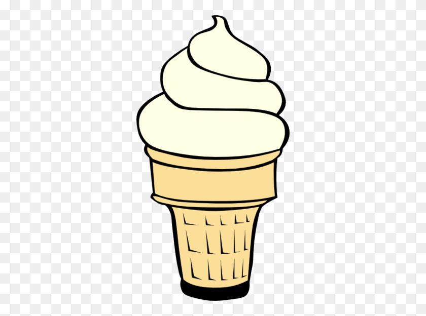302x564 Ice Cream Clipart Logo - Ice Cream Shop Clipart