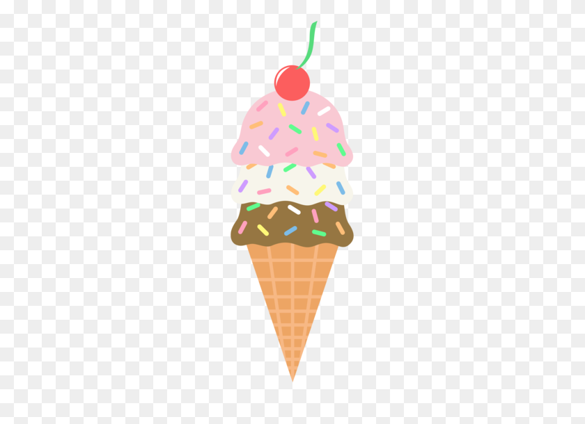 265x550 Картинки Рожок Мороженого - Для Обслуживания Клипарт