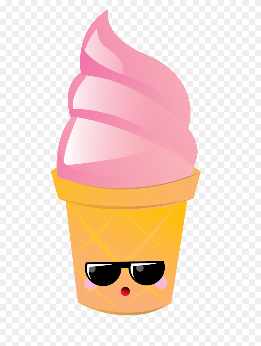 648x1054 Ice Cream Cone Clip Art For Printable Ice Cream - Orange Cone Clipart