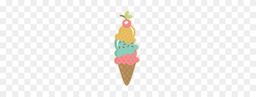 260x260 Ice Cream Cone Clipart - Vanilla Ice Cream Clipart