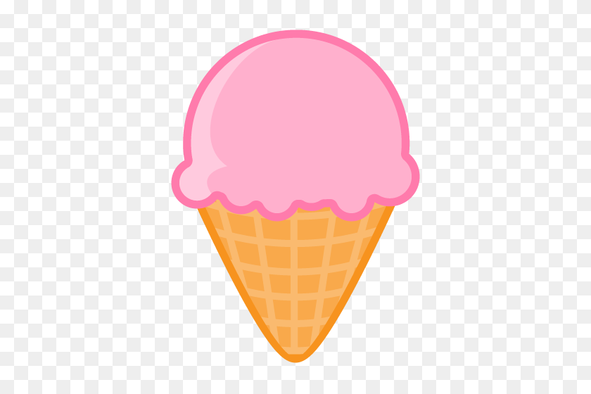 500x500 Ice Cream Cone Ice Cream In Cone Clipart Clipartfest - Ice Cream Cone Clip Art