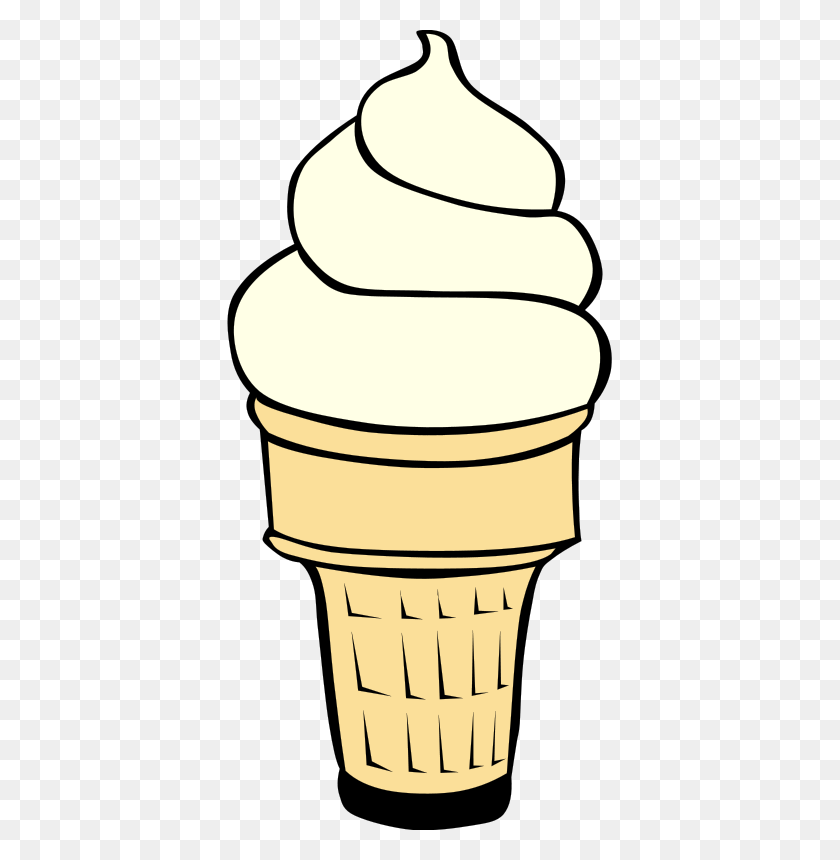 385x800 Ice Cream Cone Ice Creamne Clipart Free Clipart Images - Ice Cream Cone Clip Art Free