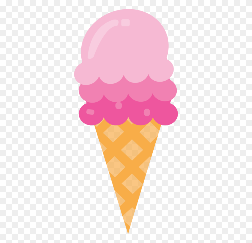 346x750 Мороженое С Фруктами, Мороженое, Мягкая Подача - Клип Арт Снежный Рожок