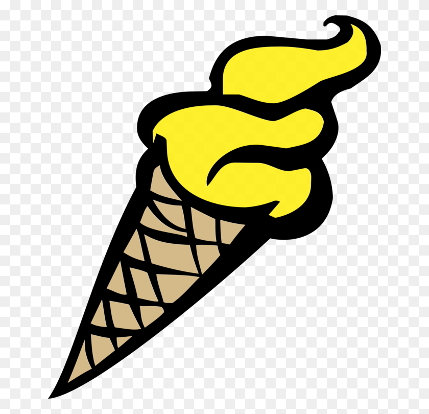 652x750 Ice Cream Cones Waffle Sundae - Shaved Ice Clipart