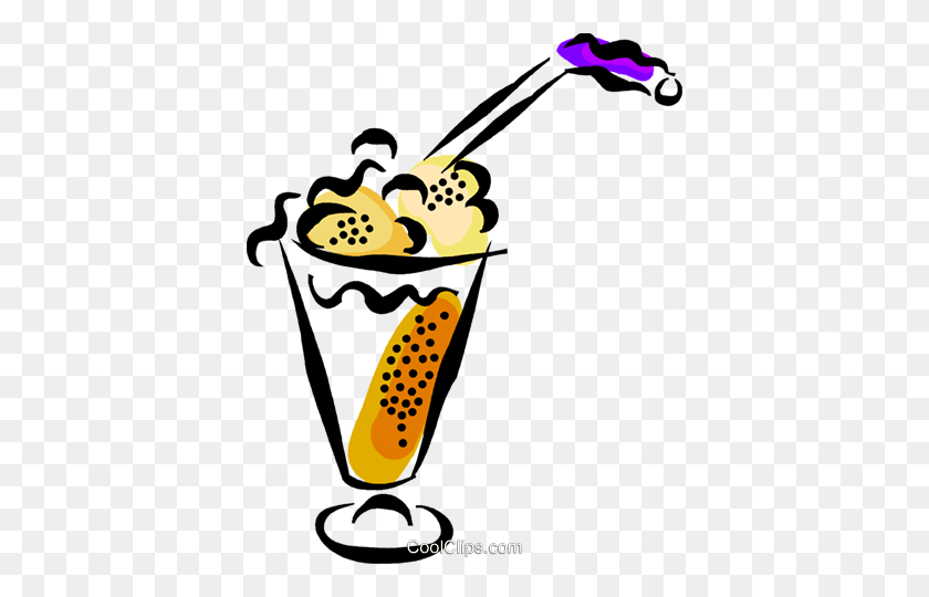 394x480 Ice Cream Float Royalty Free Vector Clip Art Illustration - Float Clipart