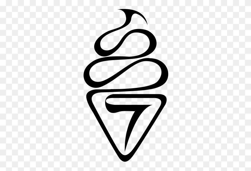512x512 Мороженое, Мороженое, Значок Эскимо В Png И Векторном Формате - Черно-Белый Клипарт Popsicle