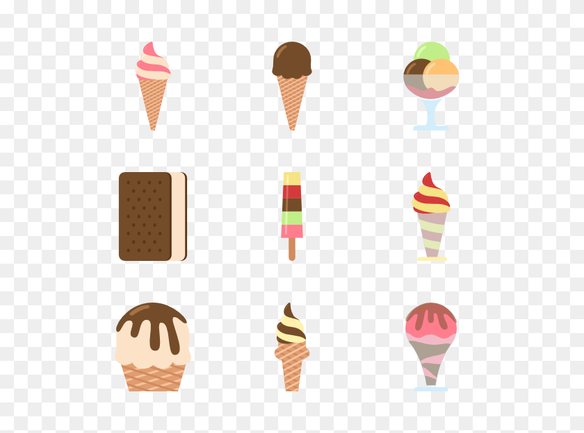 600x564 Ice Cream Icons - Ice Cream Cone PNG