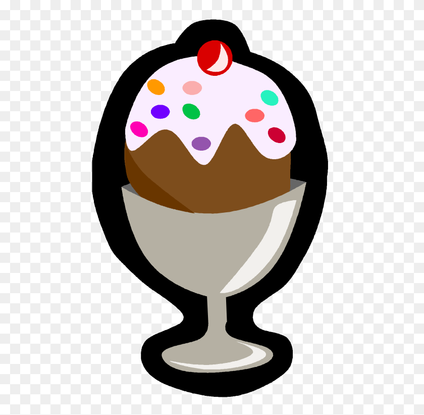 476x761 Ice Cream Sundae Bowl Clipart - Snickers Clipart