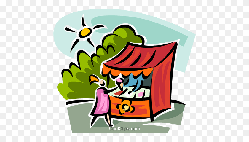 480x419 Продавец Мороженого Роялти Бесплатно Векторные Иллюстрации - Продавец Мороженого Клипарт