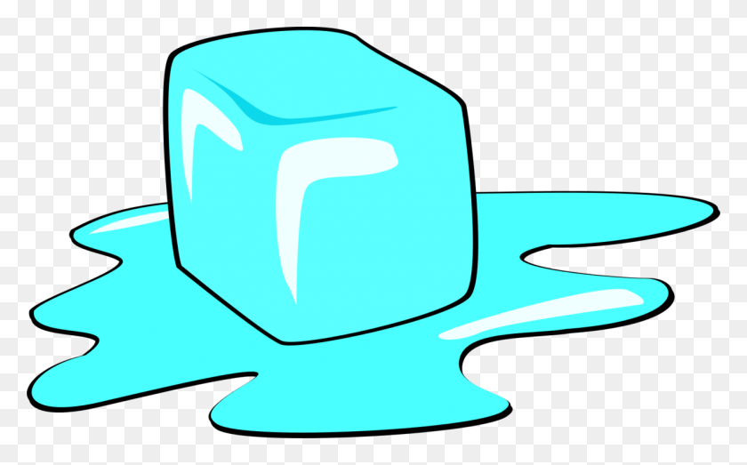 1262x750 Ice Cube Drawing - Melting Clipart