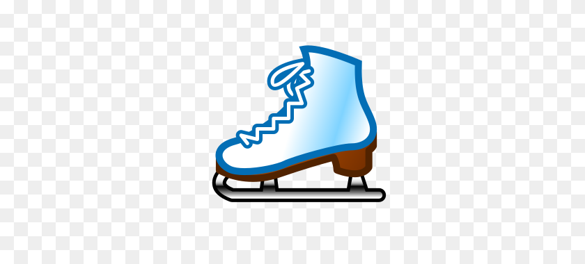 320x320 Ice Skate Emojidex - Hockey Skate Clip Art