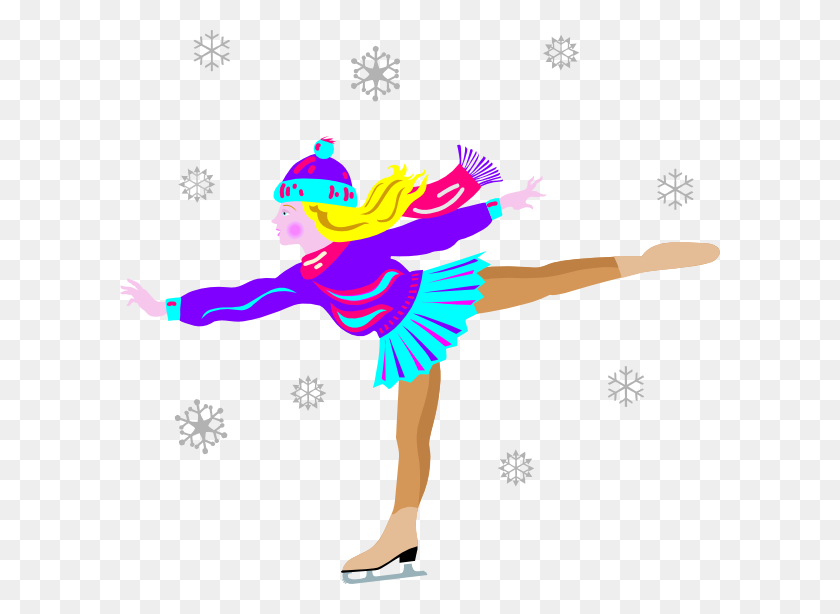 600x554 Ice Skating Clip Art Ice Skating Clip Art - Ice Rink Clipart
