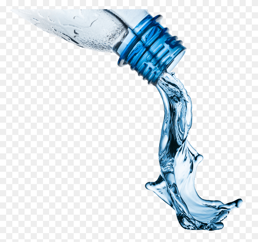 773x729 Ice Valley Refreshing, Unique Mineral Water For A Healthy Lifestyle - Ink In Water PNG