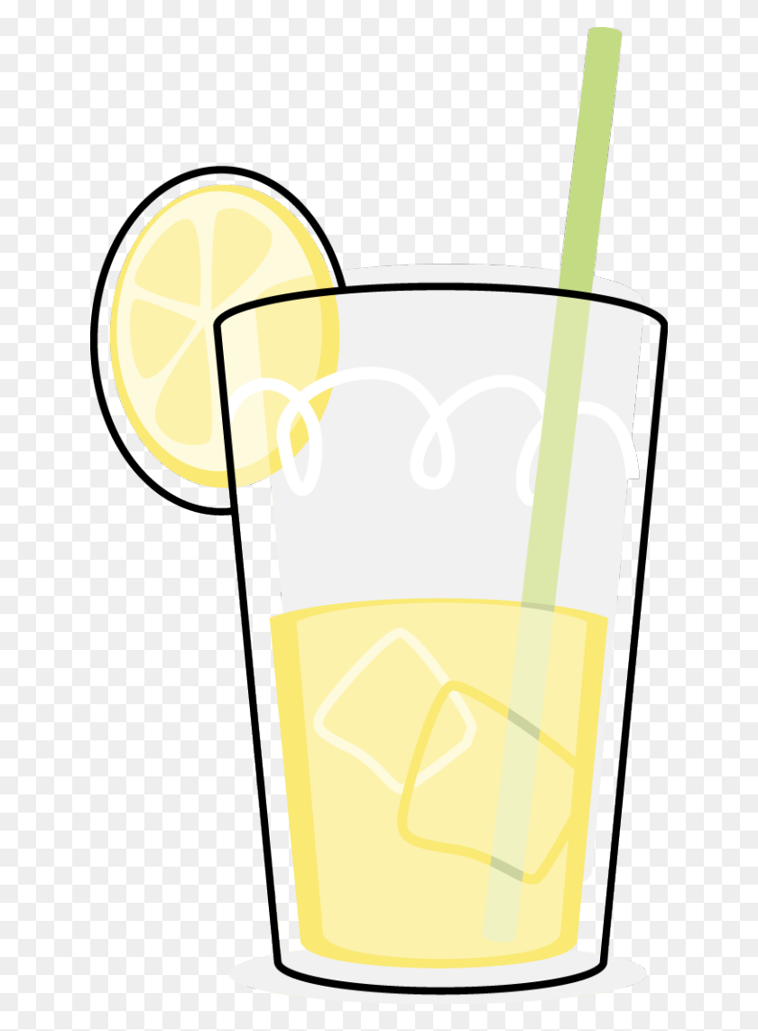 640x1082 Iced Tea Clip Art Of Beverages - Lemonade Clipart Free