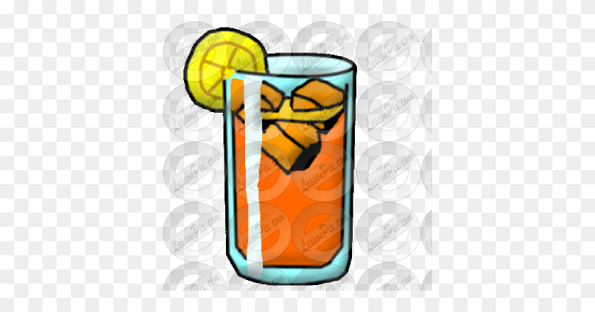 380x380 Iced Tea Picture For Classroom Therapy Use - Sweet Tea Clipart
