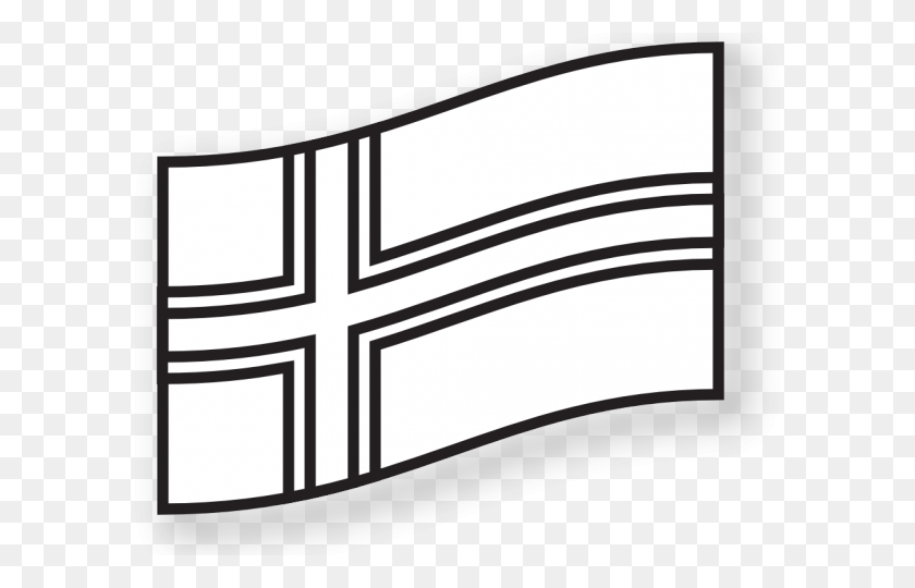 640x480 Флаг Исландии - Клипарт Исландии