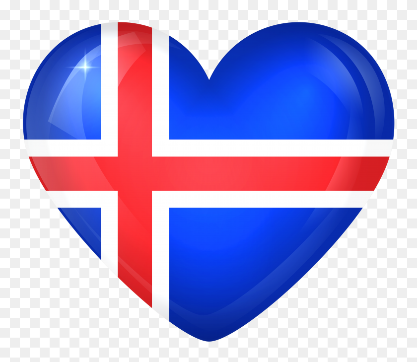 6000x5148 Iceland Large Heart - Iceland Clipart