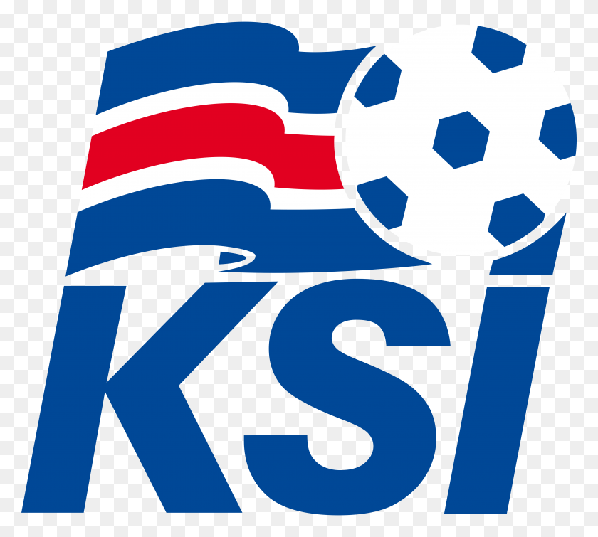 5000x4461 Logotipo De La Selección Nacional De Fútbol De Islandia, Ksi Logos Descargar - Ksi Png
