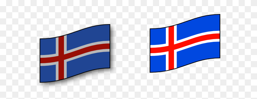 600x264 Icelandic Flag Clip Art - Russian Flag Clipart