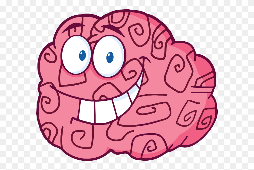 600x504 Iclipart Happy Brain Small - Happy Brain Clipart