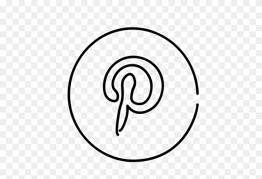 512x512 Icono - Logotipo De Pinterest Png