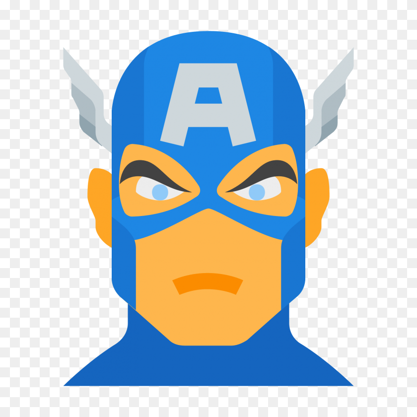 1600x1600 Icono - Capitán América Png