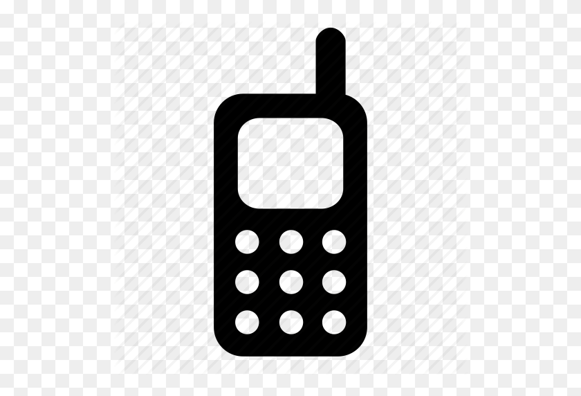 512x512 Значок Сотового Телефона Рисунок - Значок Мобильного Телефона Png