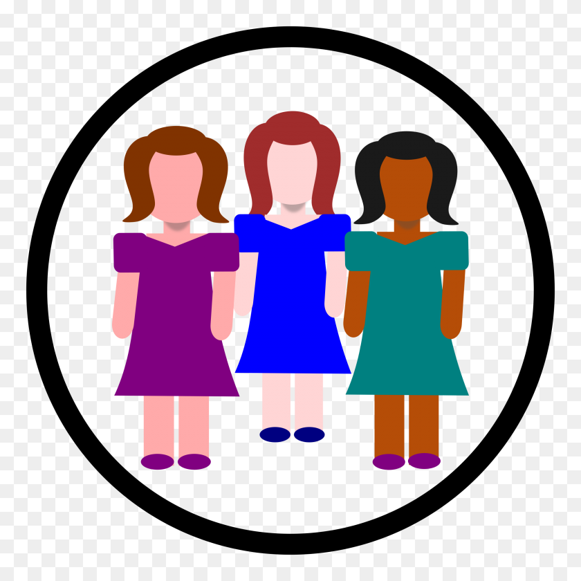 2400x2400 Icon Circle Women Meeting Icons Png - Meeting Icon PNG