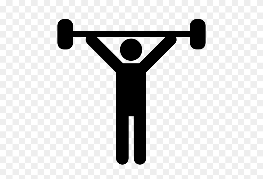 512x512 Icon Clipart - Weight Lifting Clipart