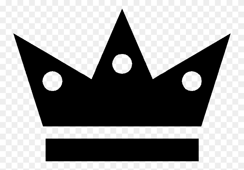 748x525 Icon Crown - Black Crown PNG
