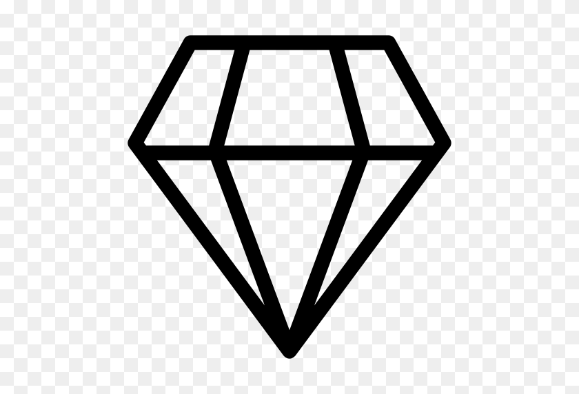 512x512 Icon Diamond Icon With Png And Vector Format For Free Unlimited - Diamond Vector PNG