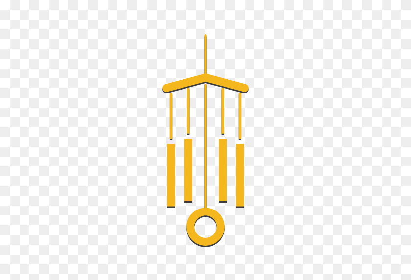 512x512 Icon Graphic - Wind Chime Clipart
