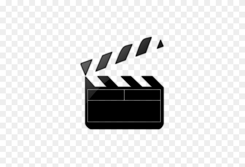 512x512 Icon Library Movie - Movie Clapper PNG