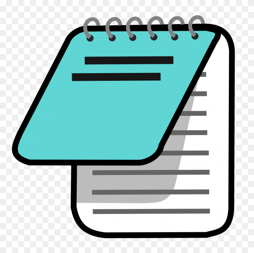 2000x2000 Icon Notepad - Notepad PNG