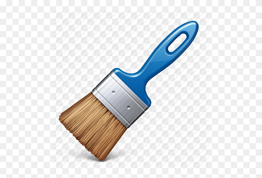 512x512 Icon Paint Brush Download - Paint Brushes PNG