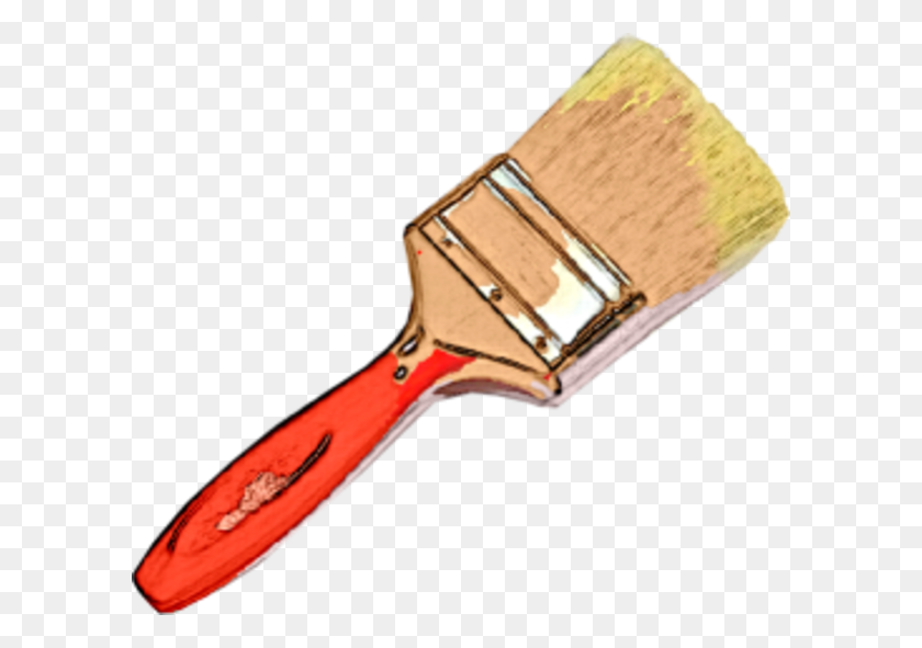 600x531 Icon Paintbrush Download Free Vectors - Paint Brush PNG