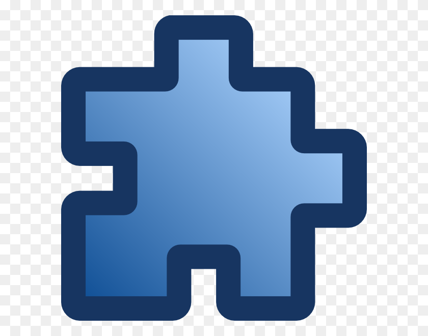 600x600 Icon Puzzle Blue Clip Art Free Vector - Pixel Clipart