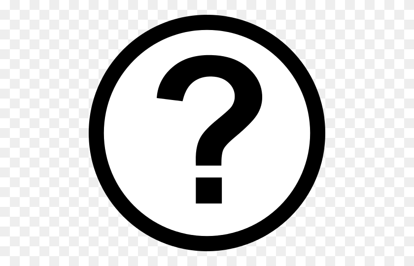 480x480 Icon Round Question Mark - Question Mark PNG