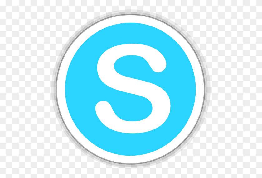 512x512 Icono, Icono De Skype - Icono De Skype Png