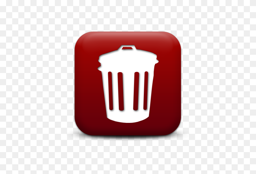 512x512 Icon Trash Can Free Vectors Download - Trash Icon PNG