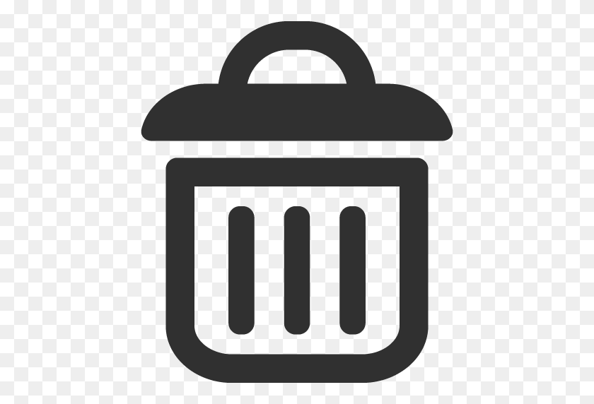 512x512 Icon Trash Can Transparent - Trash PNG