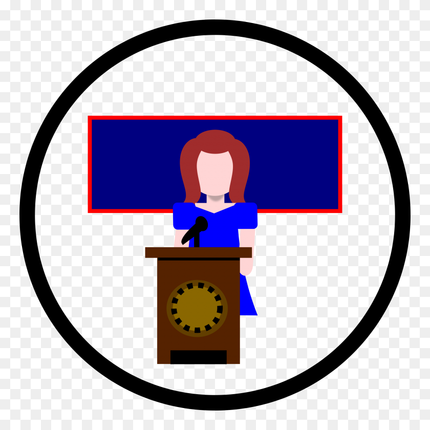 2400x2400 Icon Woman Speaker Icons Png - Speaker Icon PNG