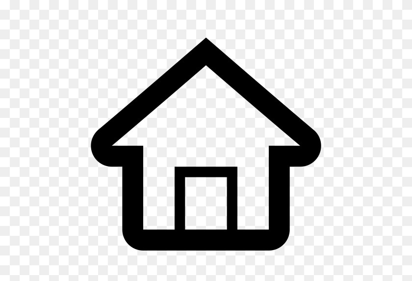 512x512 Iconfont Home, Home, Значок Дома В Png И Векторном Формате - House Vector Png