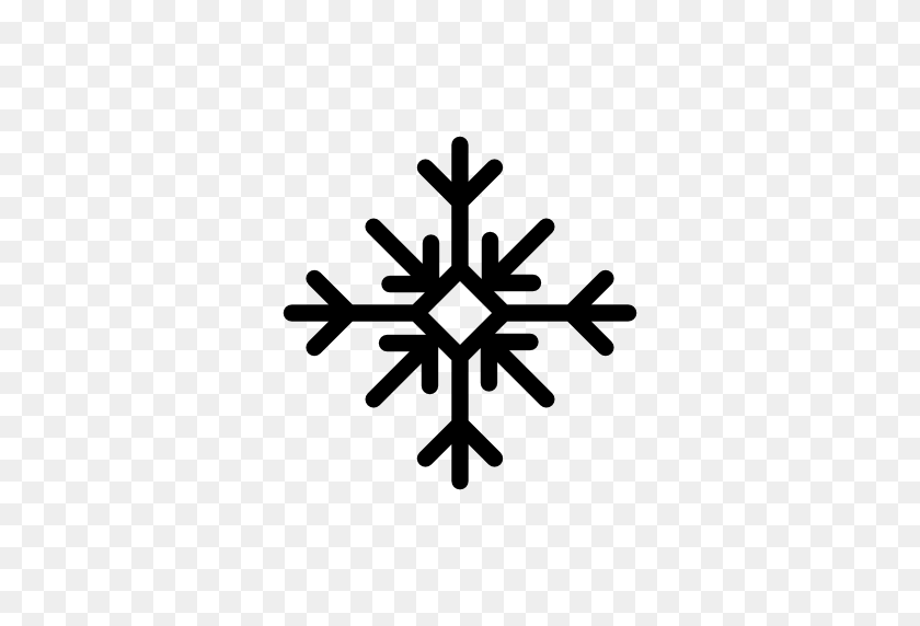 512x512 Icono Copo De Nieve, Navidad Gratis De Snow Flakes Icons - Copos De Nieve PNG