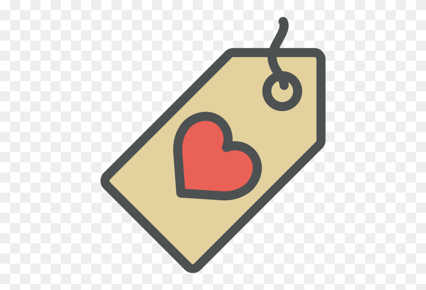 512x512 Icono Corazon, Etiqueta Gratis De Flat Line Valentine Icons - Etiqueta Png
