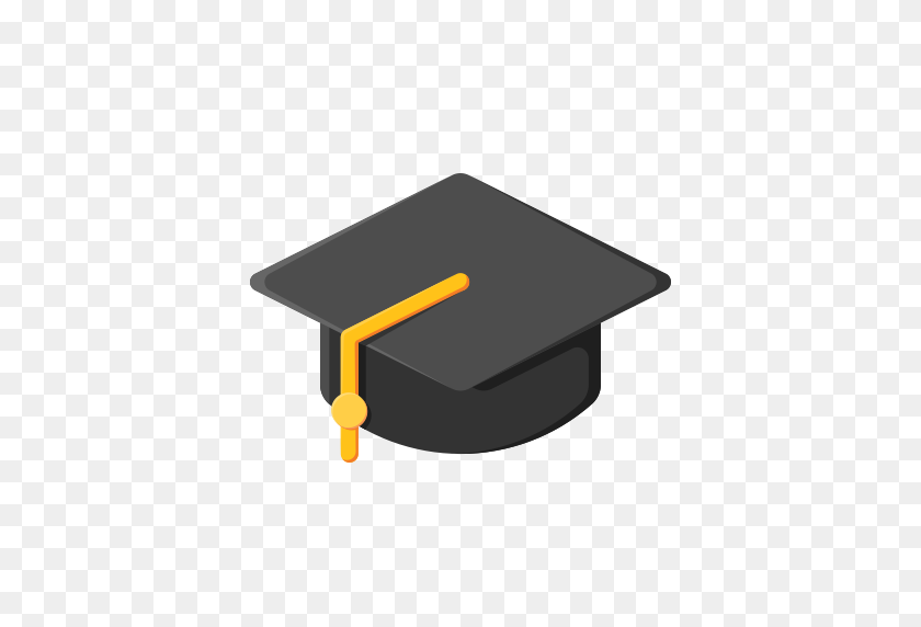 512x512 Icono De Cap Gratis De Education - Graduacion PNG