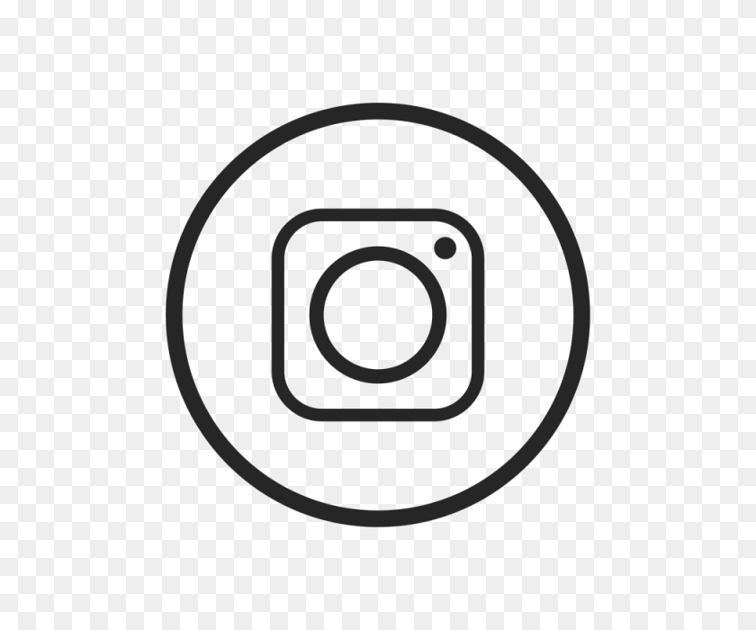 640x640 Icono De Instagram Instagram Negro Blanco Png Y Vector Para - Negro De Whatsapp Png