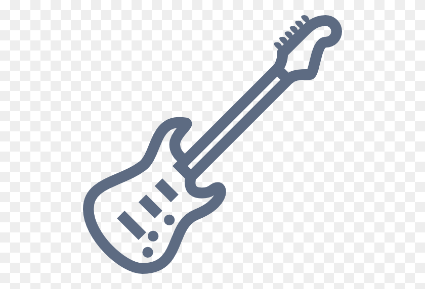 512x512 Icono Electr Guitarra, Musical, Instrumento Gratis De Musical - Guitarra Png